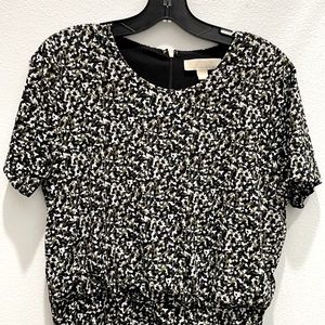 Michael Kors Camo-Matte jersey dress